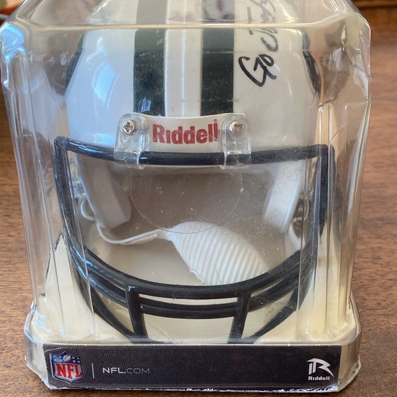 NY JETS MARK SANCHEZ Signed Mini Helmet - Picture 4 of 13